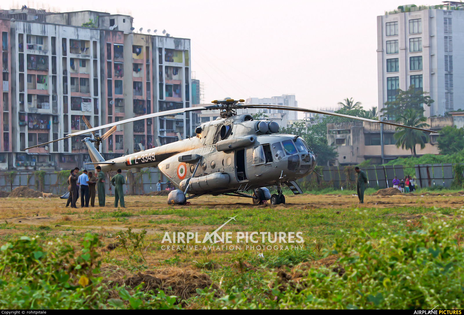 India - Air Force Z-3349 aircraft at Off Airport - India
