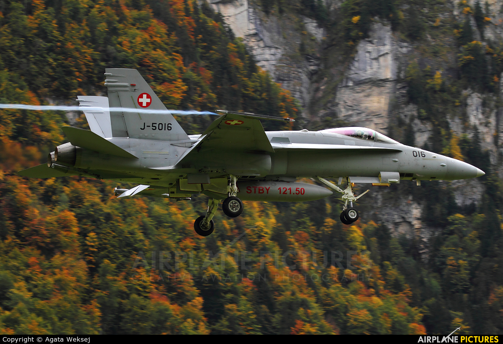 Switzerland - Air Force J-5016 aircraft at Meiringen
