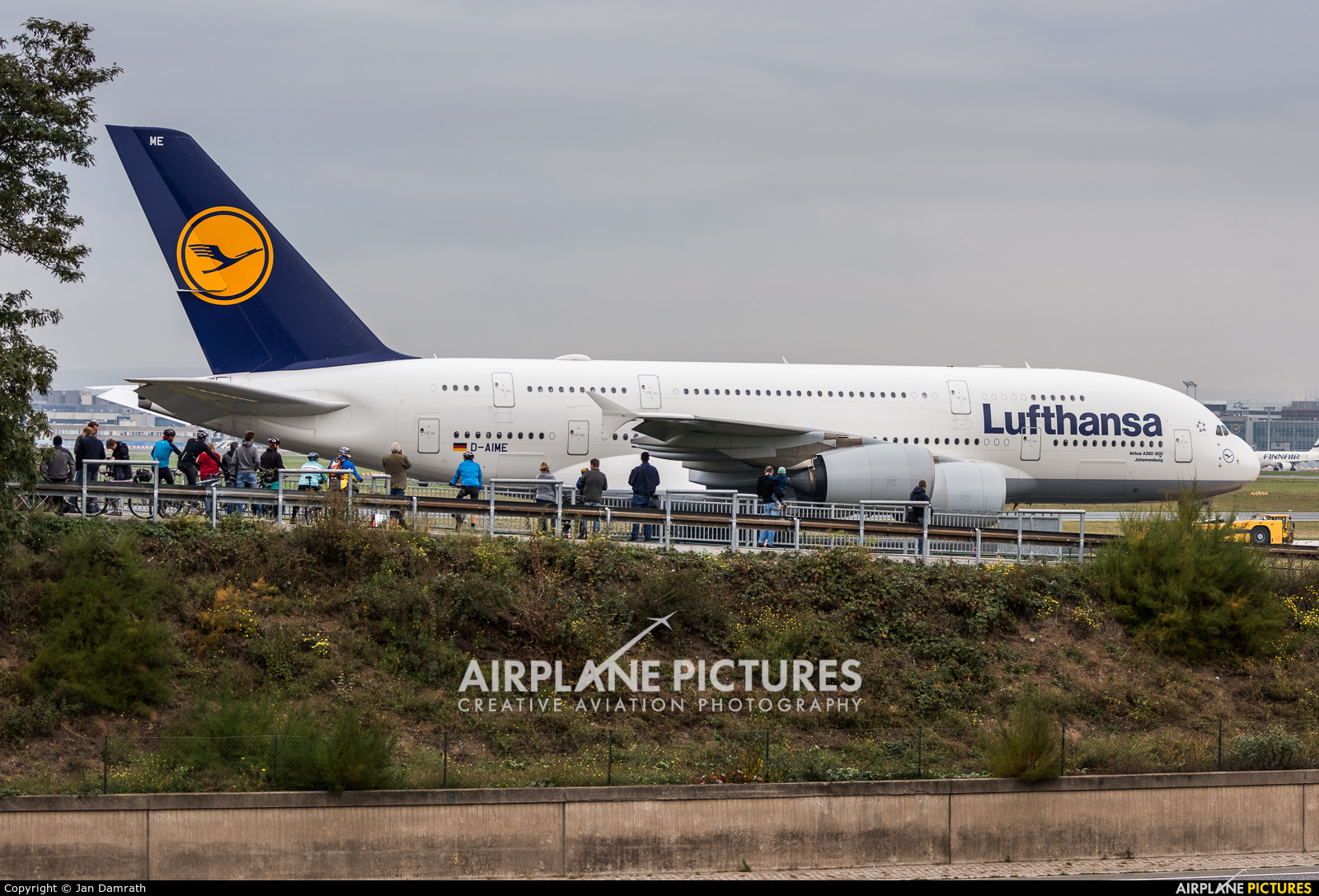 Lufthansa D-AIME aircraft at Frankfurt