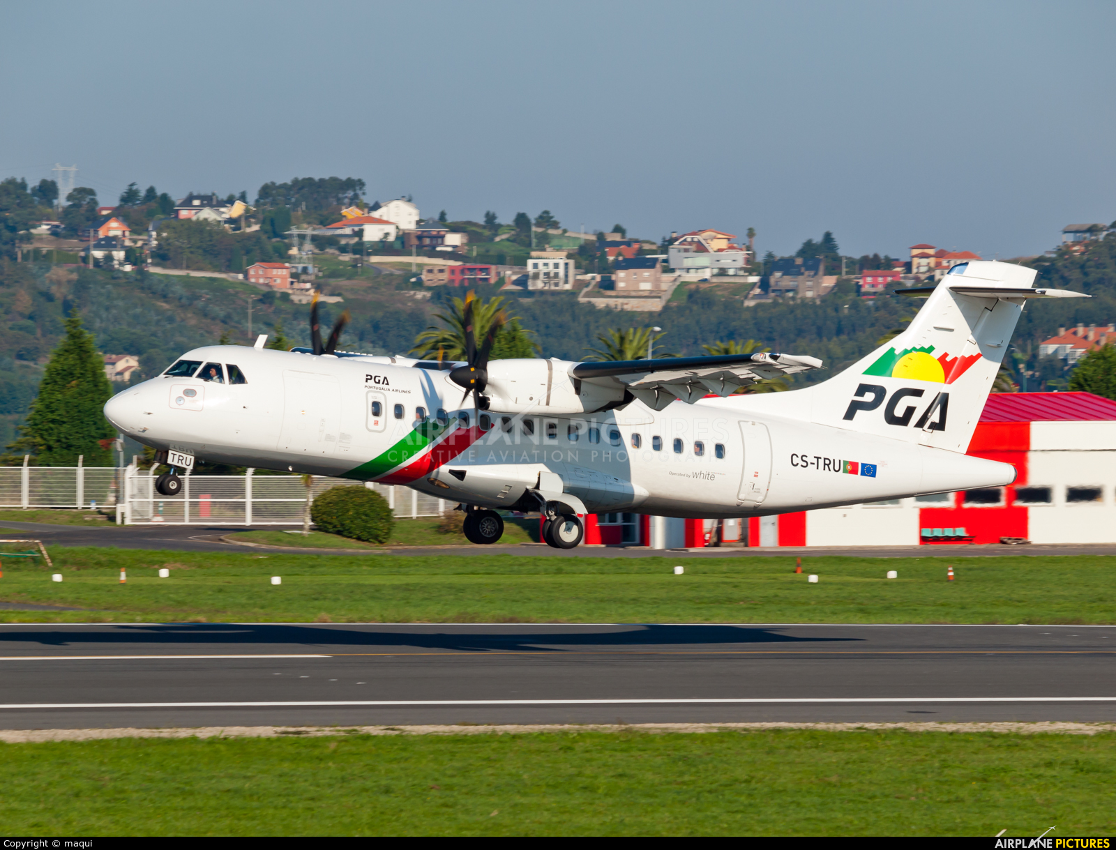 PGA Portugalia CS-TRU aircraft at La Coruña