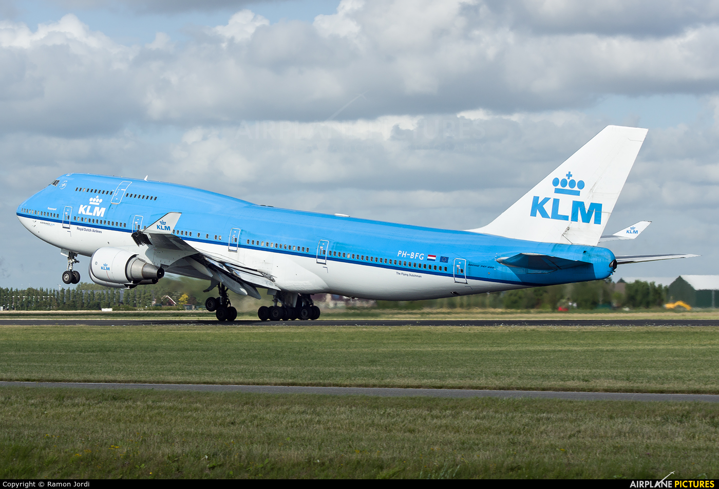 KLM PH-BFG aircraft at Amsterdam - Schiphol