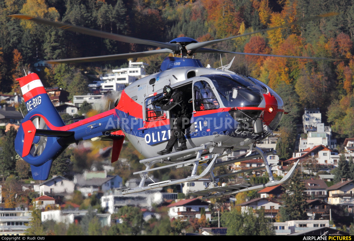 Austria - Police OE-BXG aircraft at Innsbruck