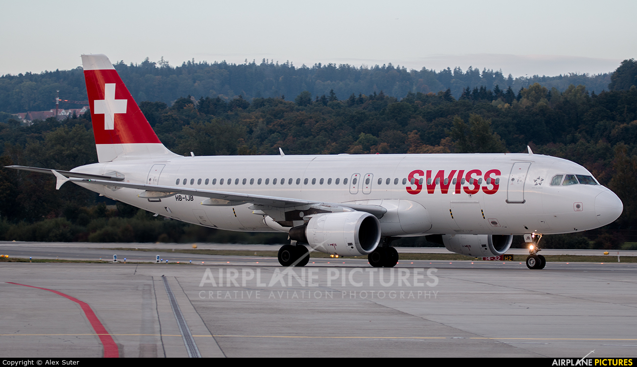 Swiss HB-IJB aircraft at Zurich