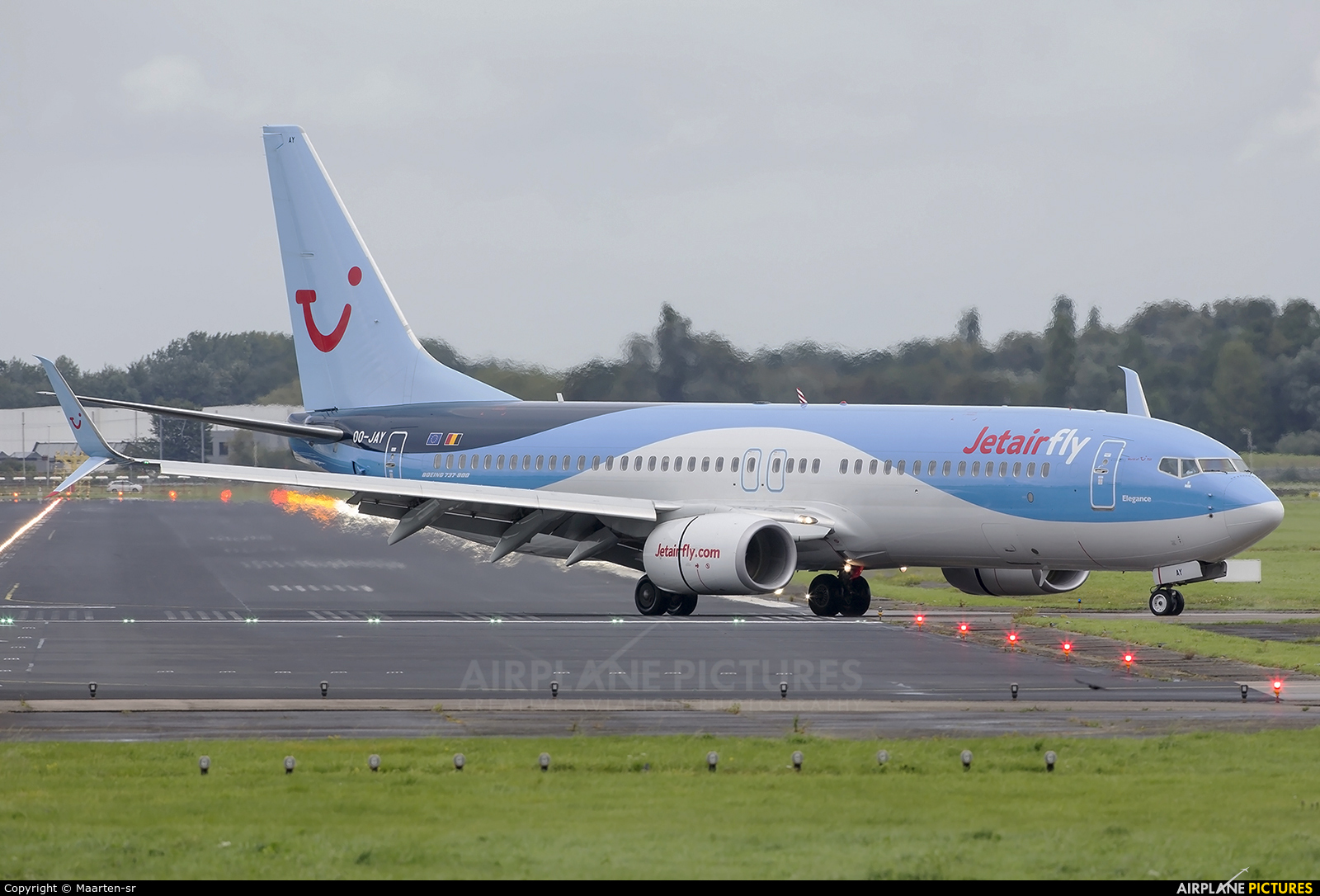 Jetairfly (TUI Airlines Belgium) OO-JAY aircraft at Rotterdam
