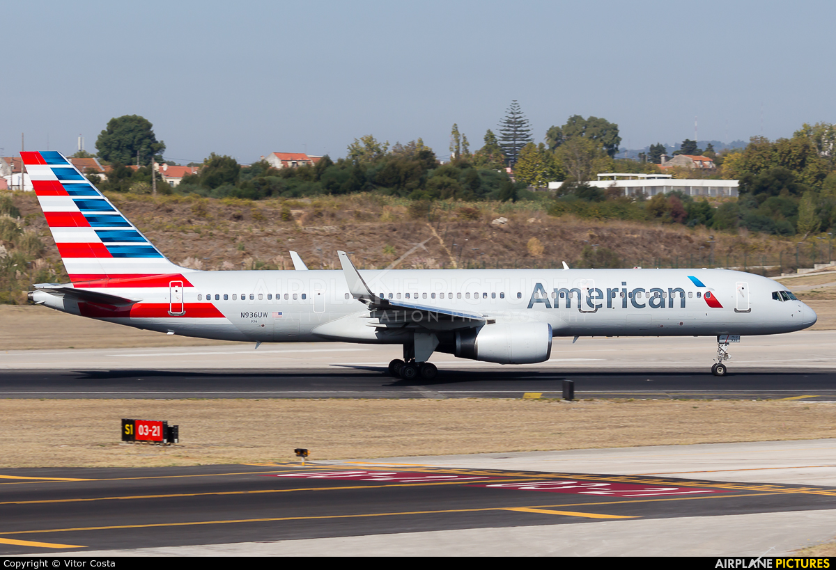 American Airlines N936UW aircraft at Lisbon