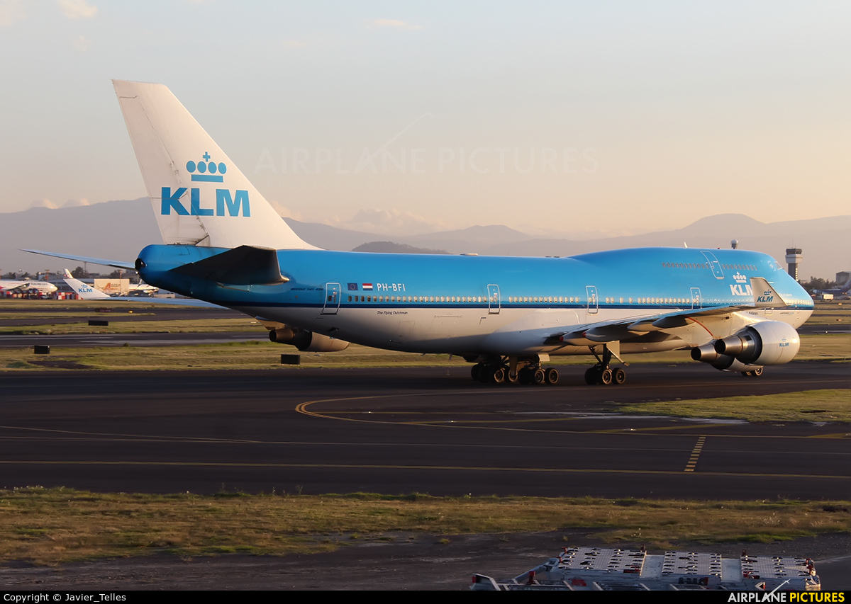 KLM PH-BFI aircraft at Mexico City - Licenciado Benito Juarez Intl
