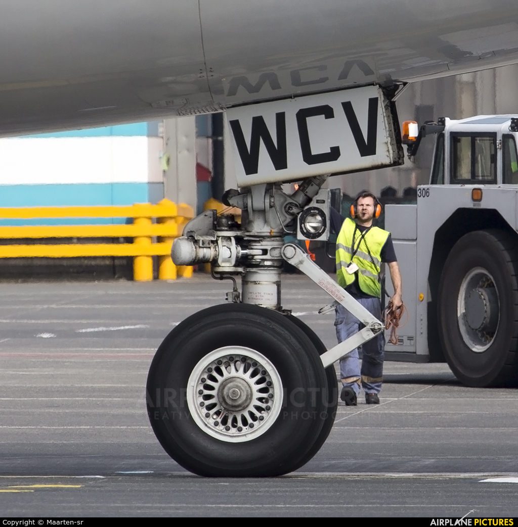 Cargolux LX-WCV aircraft at Luxembourg - Findel