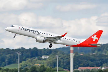 HB-JVL - Helvetic Airways Embraer ERJ-190 (190-100)