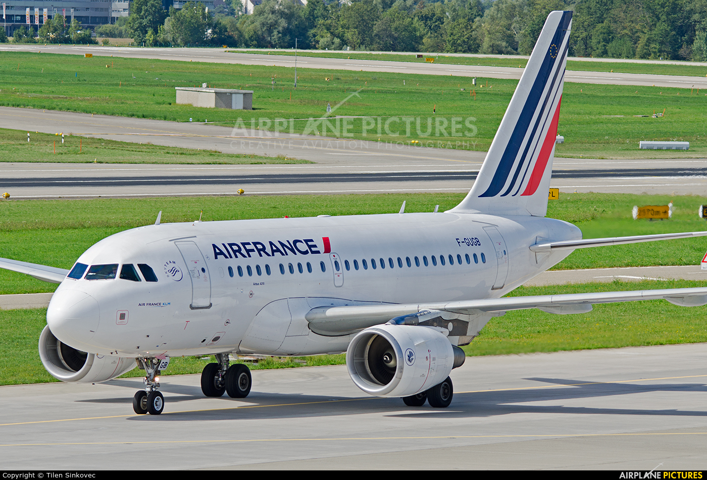 Air France F-GUGB aircraft at Zurich