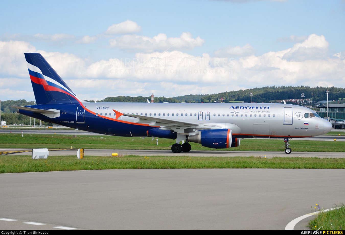 Aeroflot VP-BKC aircraft at Zurich