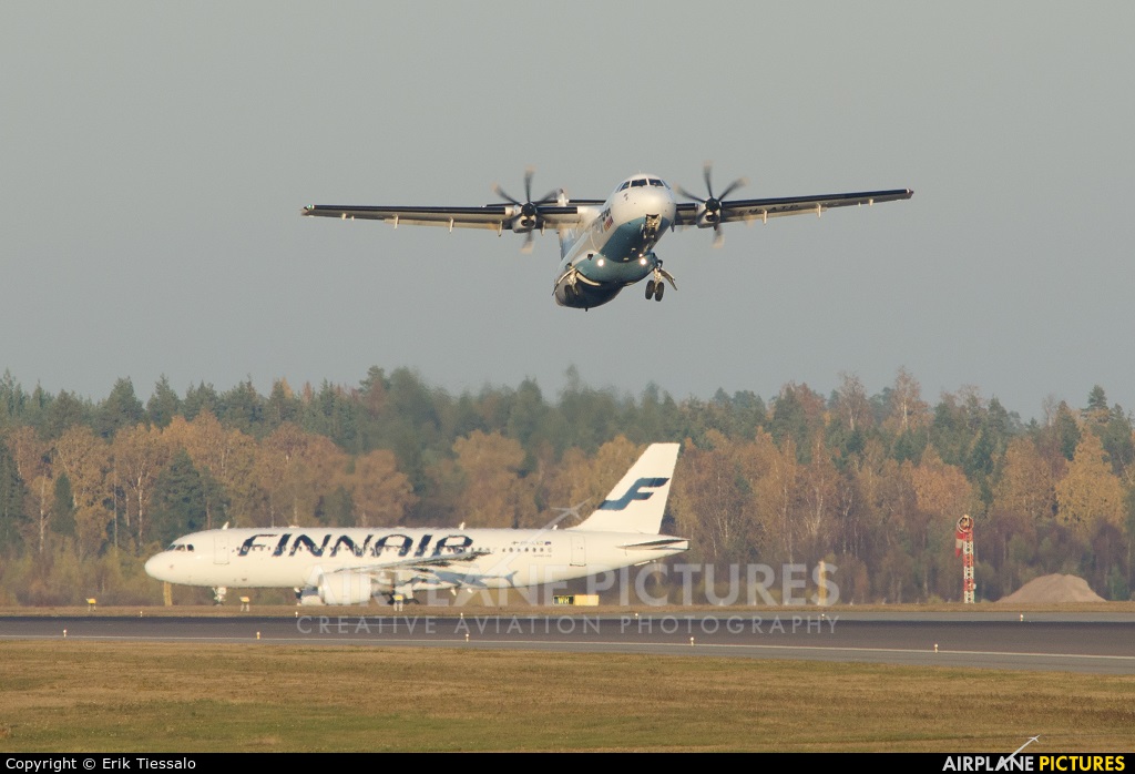 FlyBe Nordic OH-ATP aircraft at Helsinki - Vantaa