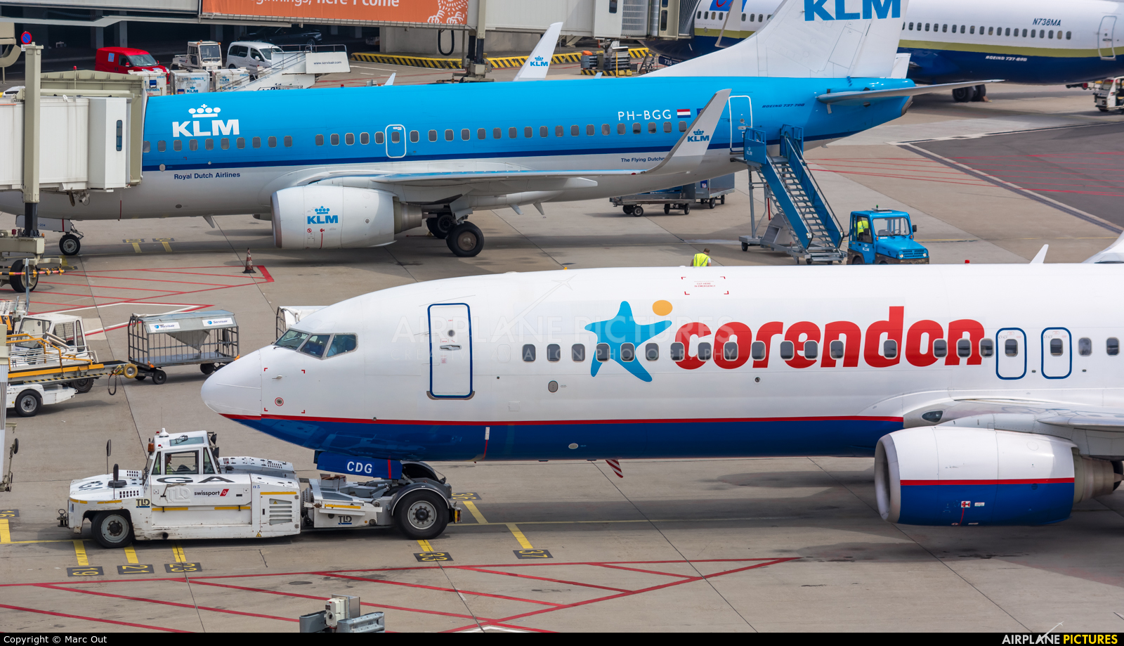 Corendon Dutch Airlines PH-CDG aircraft at Amsterdam - Schiphol