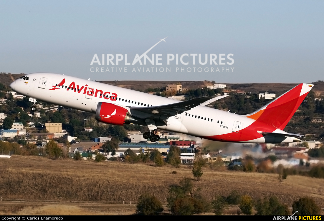Avianca N780AV aircraft at Madrid - Barajas