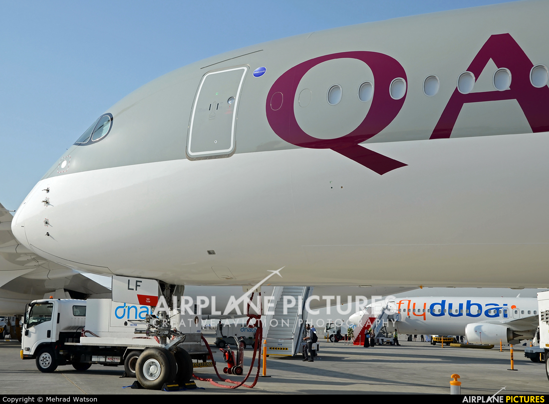 Qatar Airways A7-ALF aircraft at Jebel Ali Al Maktoum Intl