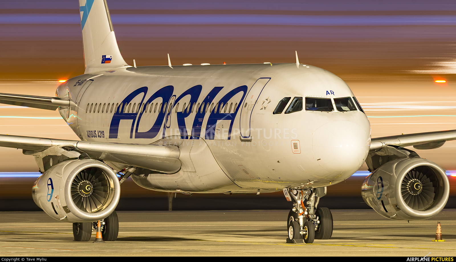 Adria Airways S5-AAR aircraft at Tenerife Sur - Reina Sofia