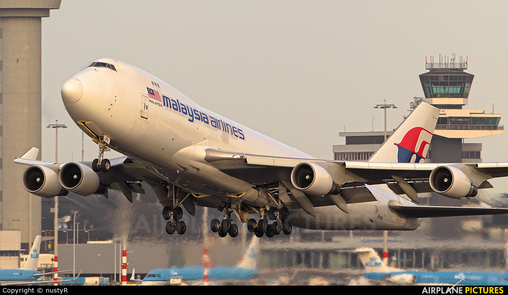 Malaysia Airlines 9M-MPS aircraft at Amsterdam - Schiphol
