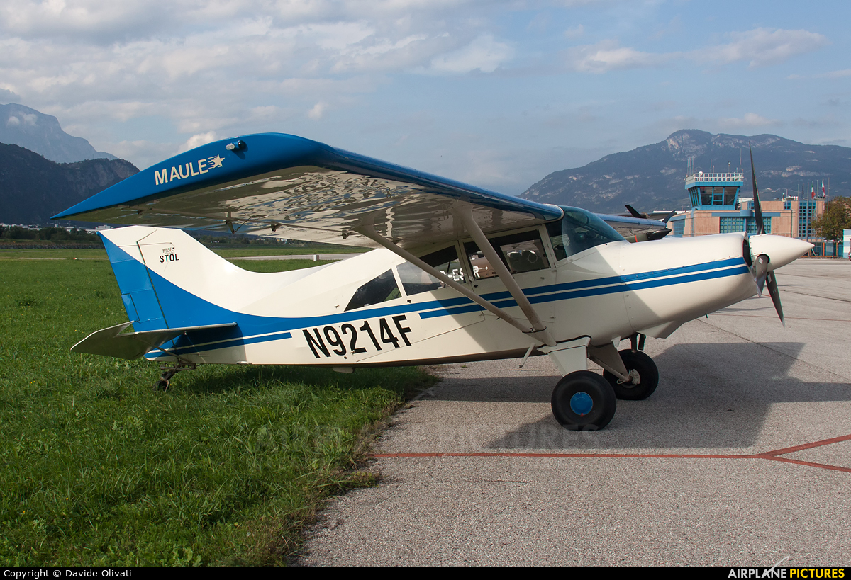 Private N9214F aircraft at Trento - Mattarello