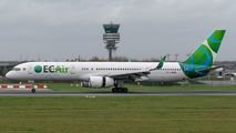 Equatorial Congo Airlines Boeing 757 in Brussels for maintenance title=