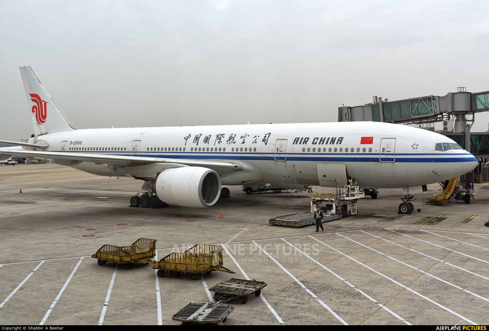 Air China B-2065 aircraft at Beijing - Capital