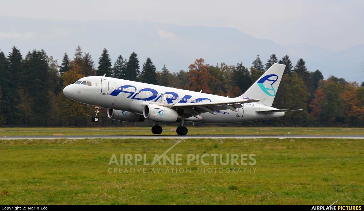 Adria Airways S5-AAR aircraft at Ljubljana - Brnik