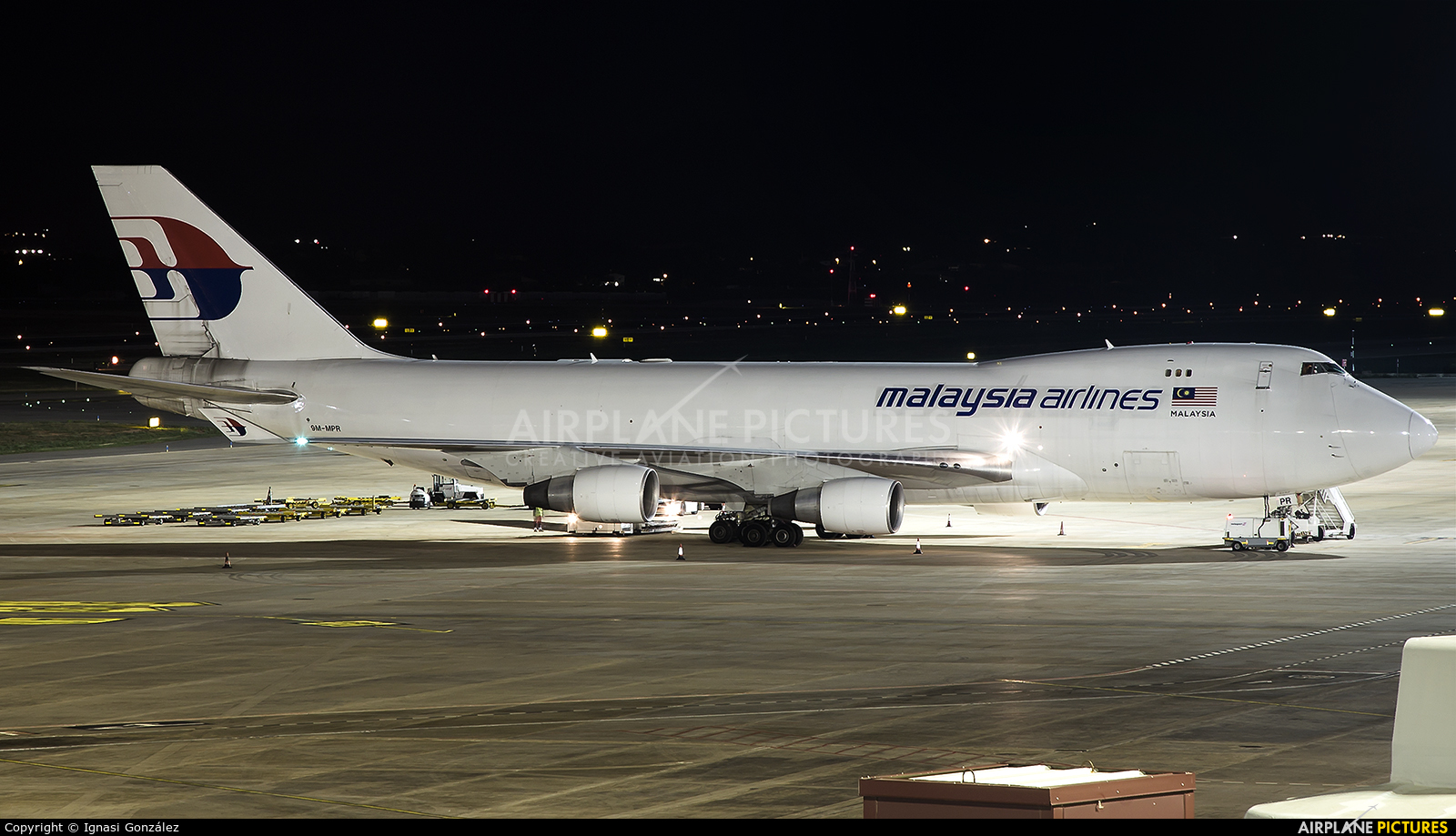 MASkargo 9M-MPR aircraft at Valencia