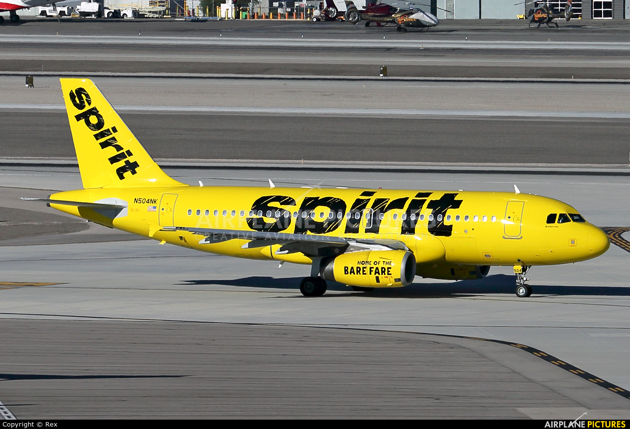 Spirit Airlines N504NK aircraft at Las Vegas - McCarran Intl