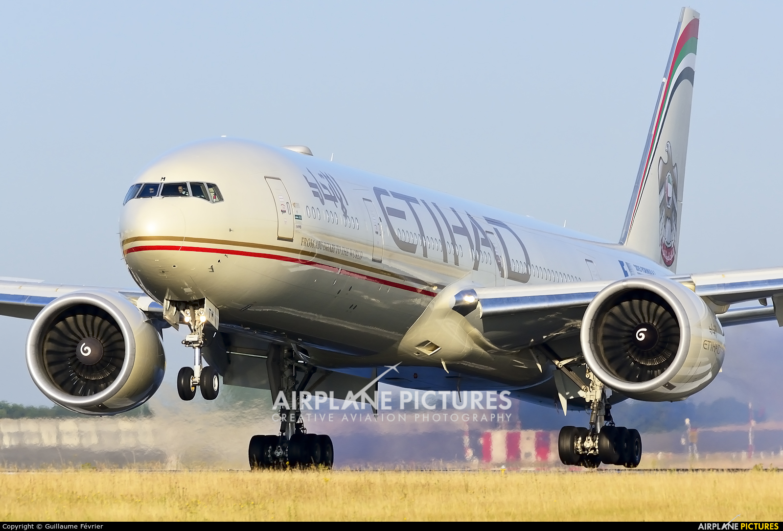 Etihad Airways A6-ETM aircraft at Paris - Charles de Gaulle