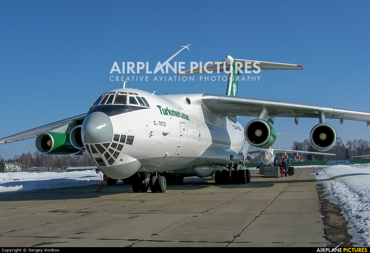 Turkmenistan Airlines EZ-F428 aircraft at Minsk Machulishchi