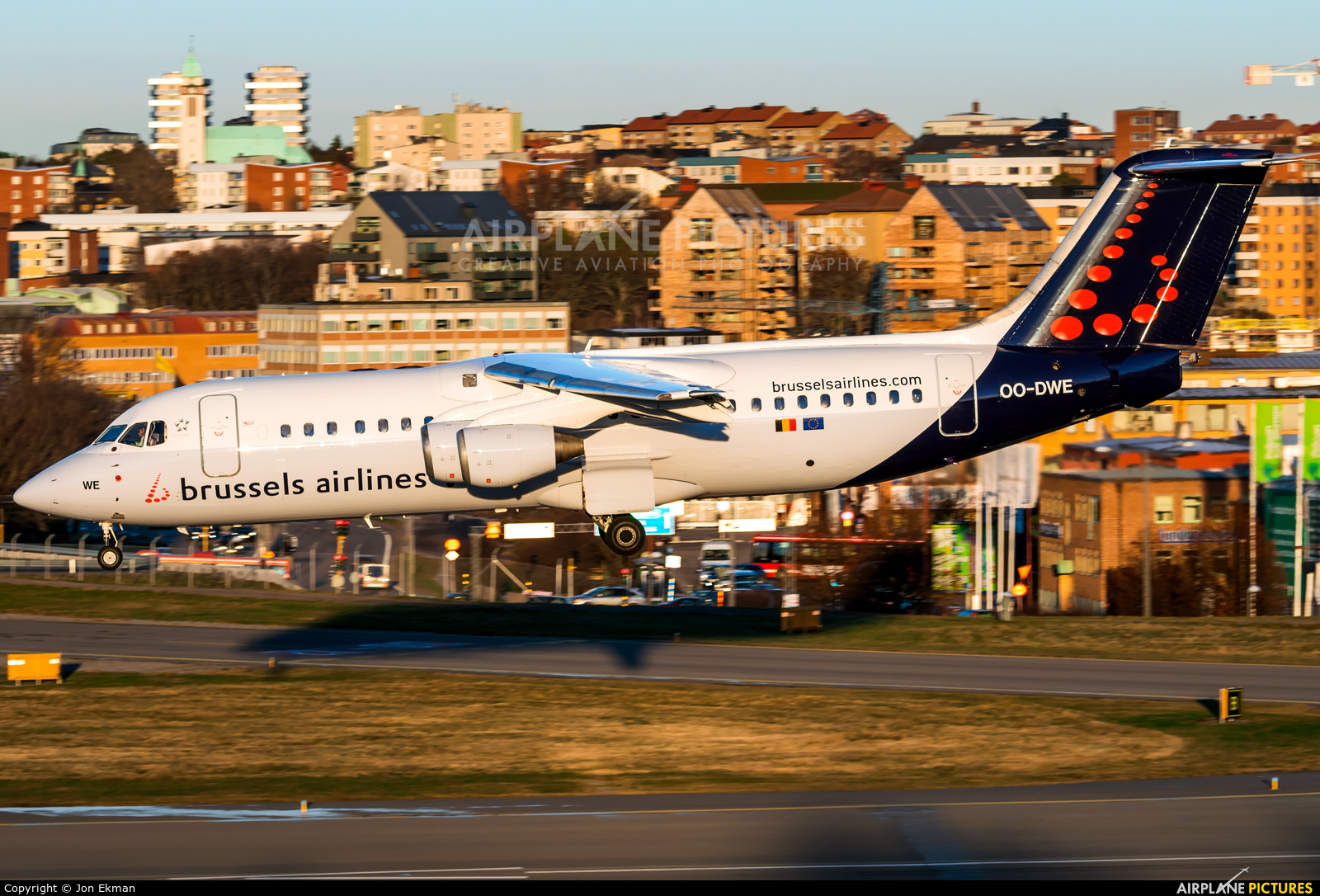 Brussels Airlines OO-DWE aircraft at Stockholm - Bromma