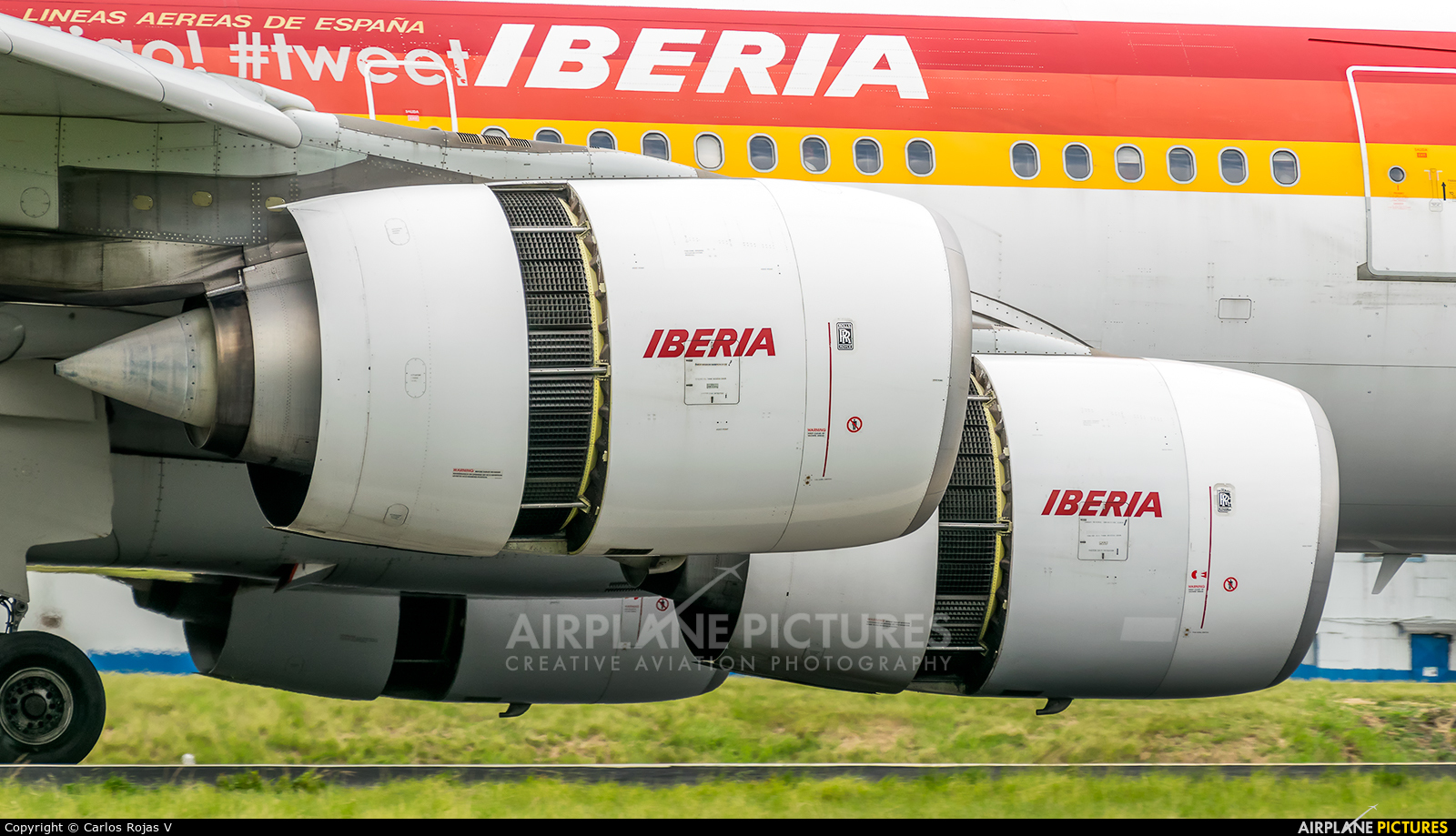Iberia EC-JBA aircraft at San Jose - Juan Santamaría Intl