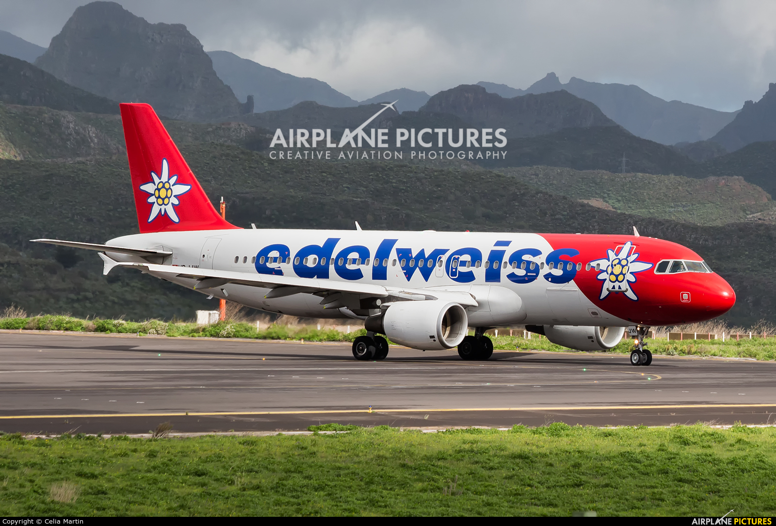 Edelweiss HB-IJW aircraft at Tenerife Norte - Los Rodeos