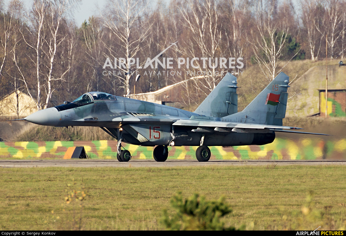 Belarus - Air Force 15 aircraft at Baranovichi