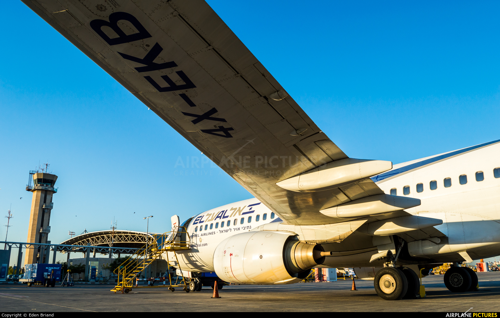 El Al Israel Airlines 4X-EKB aircraft at Tel Aviv - Ben Gurion