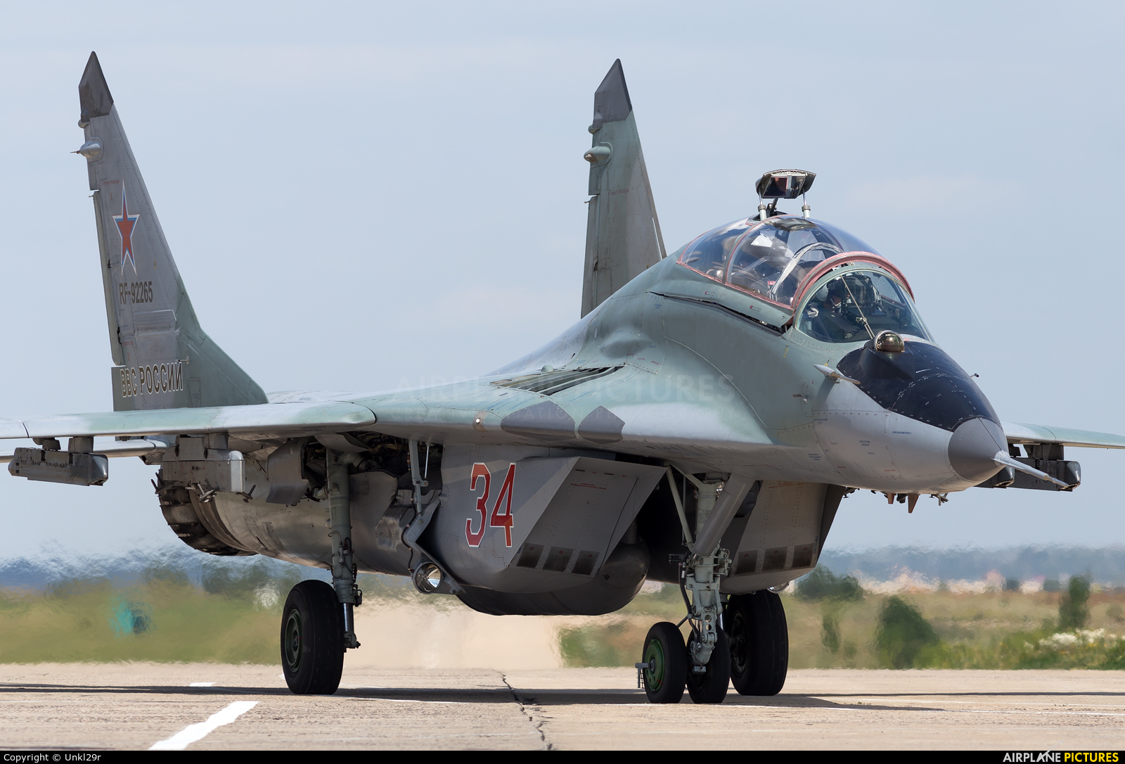 Russia - Air Force 34 aircraft at Undisclosed Location