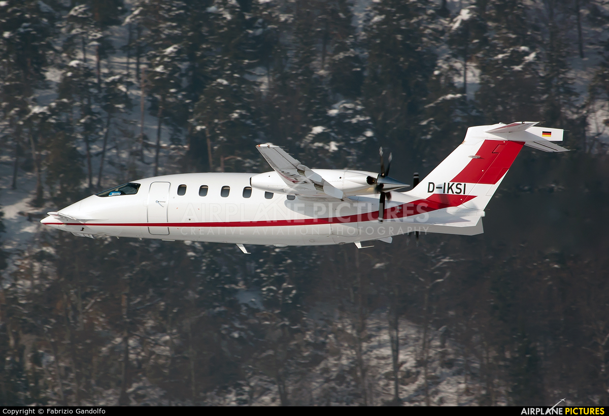Private D-IKSI aircraft at Innsbruck