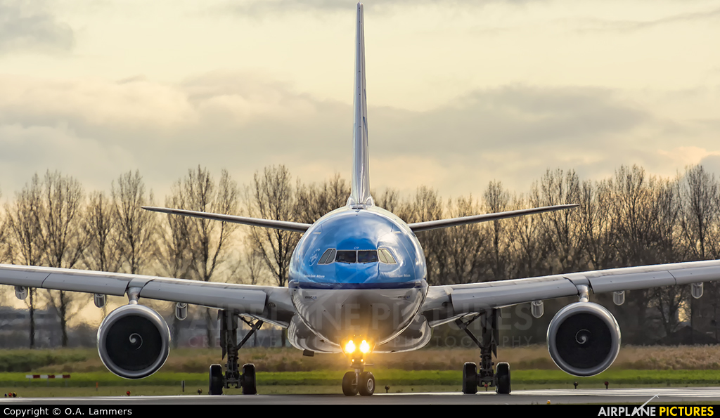KLM PH-AOF aircraft at Amsterdam - Schiphol