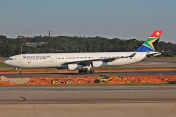 ZS-SXH - South African Airways Airbus A340-300