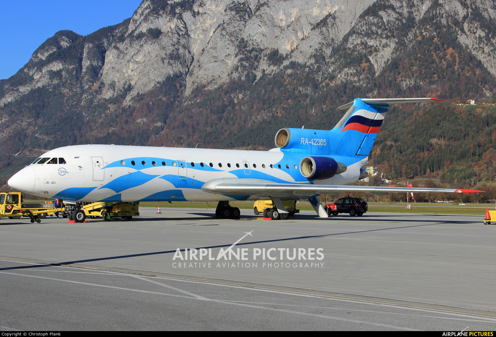 Grozny Avia RA-42365 aircraft at Innsbruck