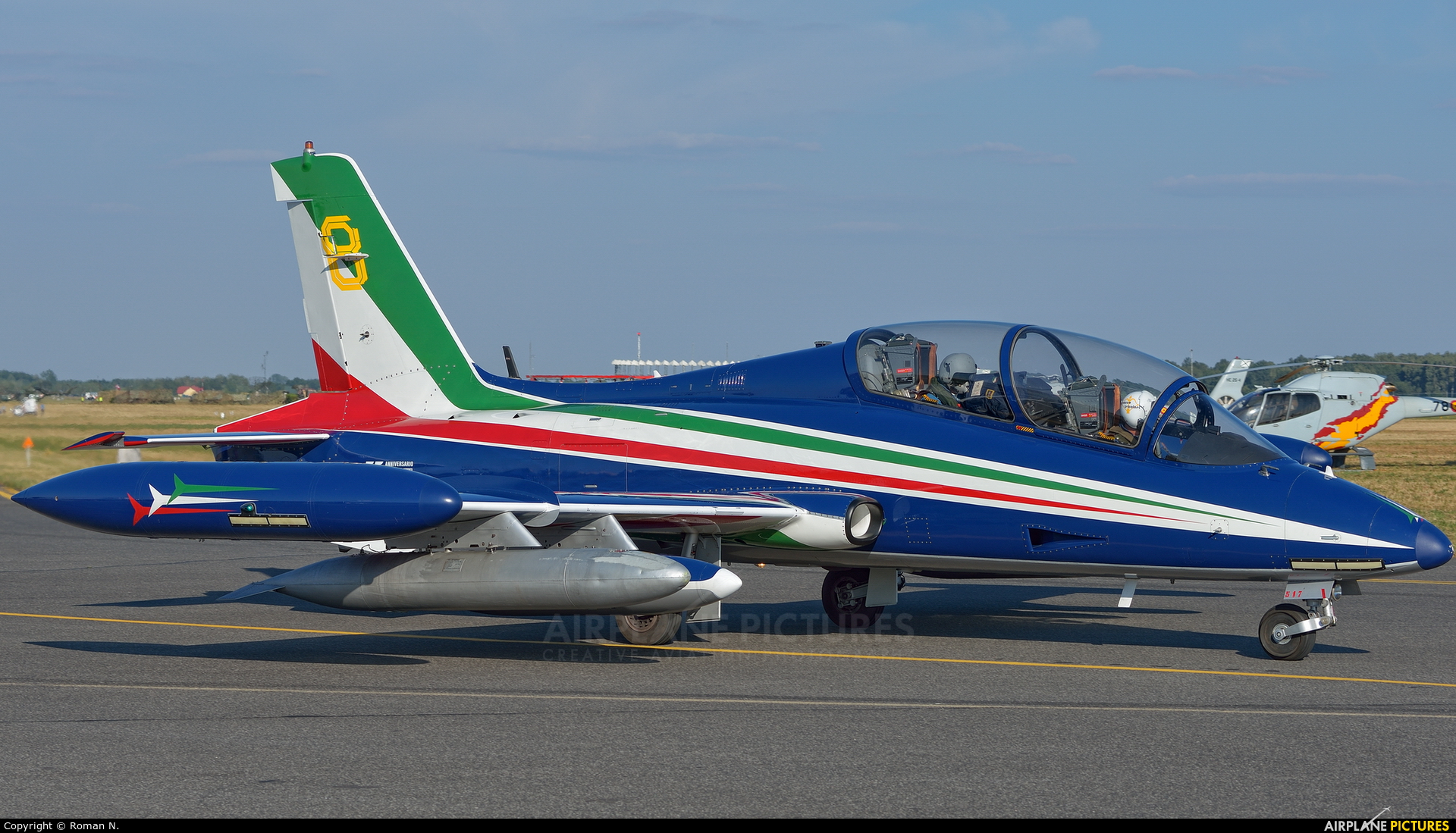 Italy - Air Force "Frecce Tricolori" MM54517 aircraft at Radom - Sadków