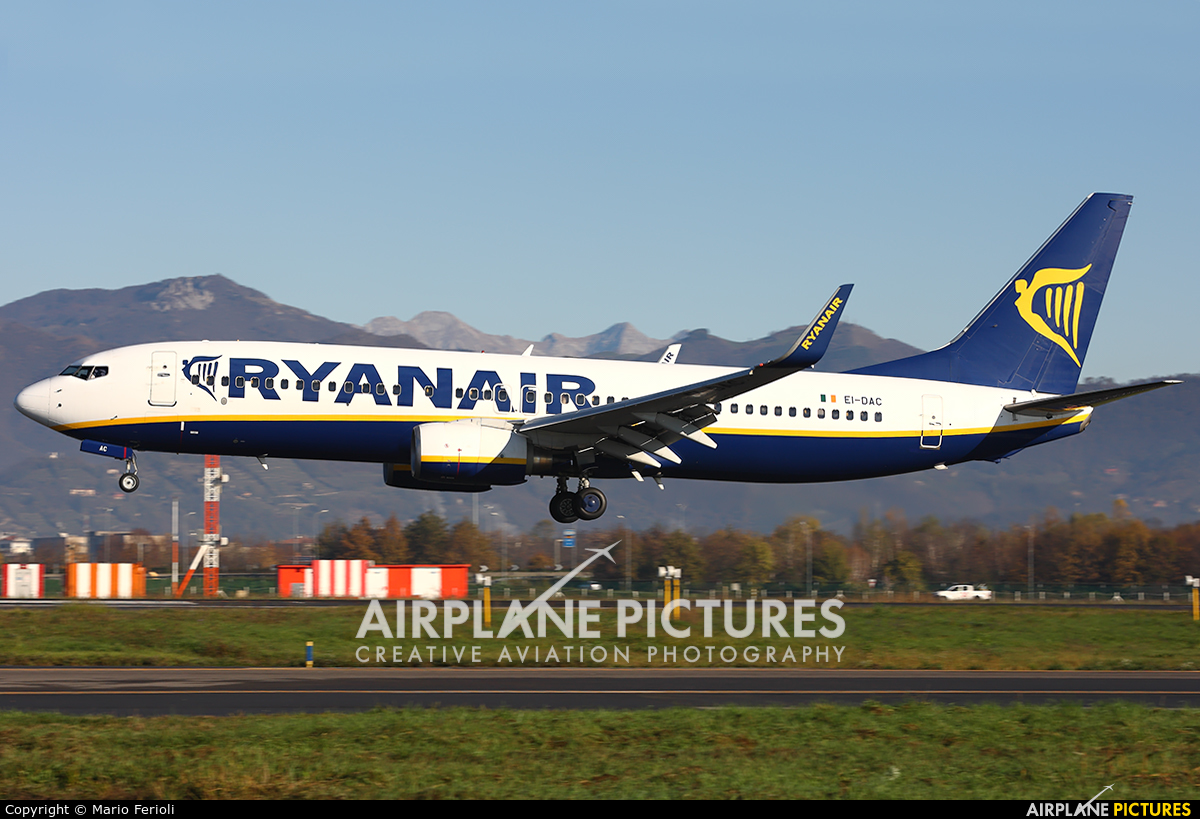 Ryanair EI-DAC aircraft at Bergamo - Orio al Serio