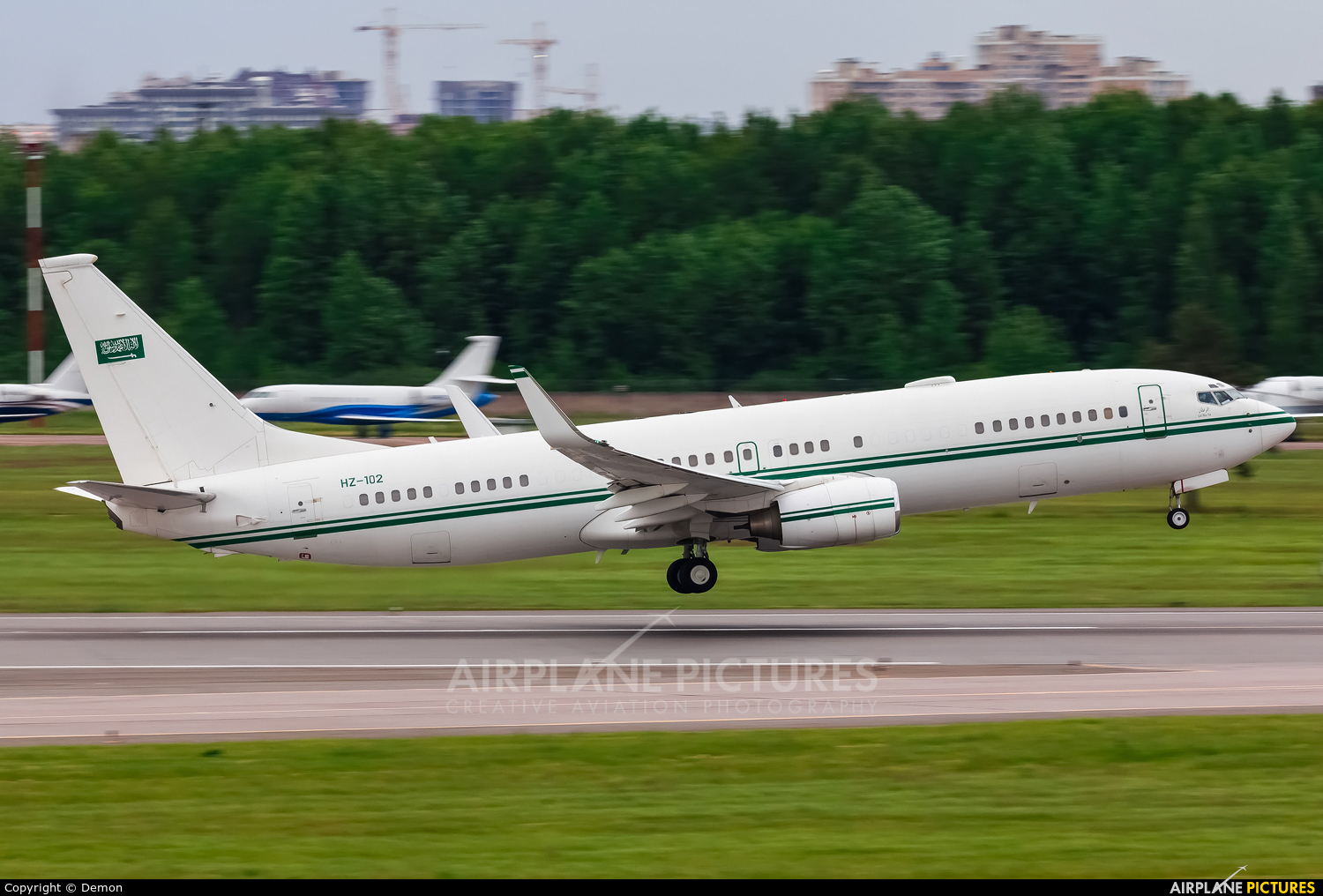Saudi Arabia - Government HZ-102 aircraft at St. Petersburg - Pulkovo