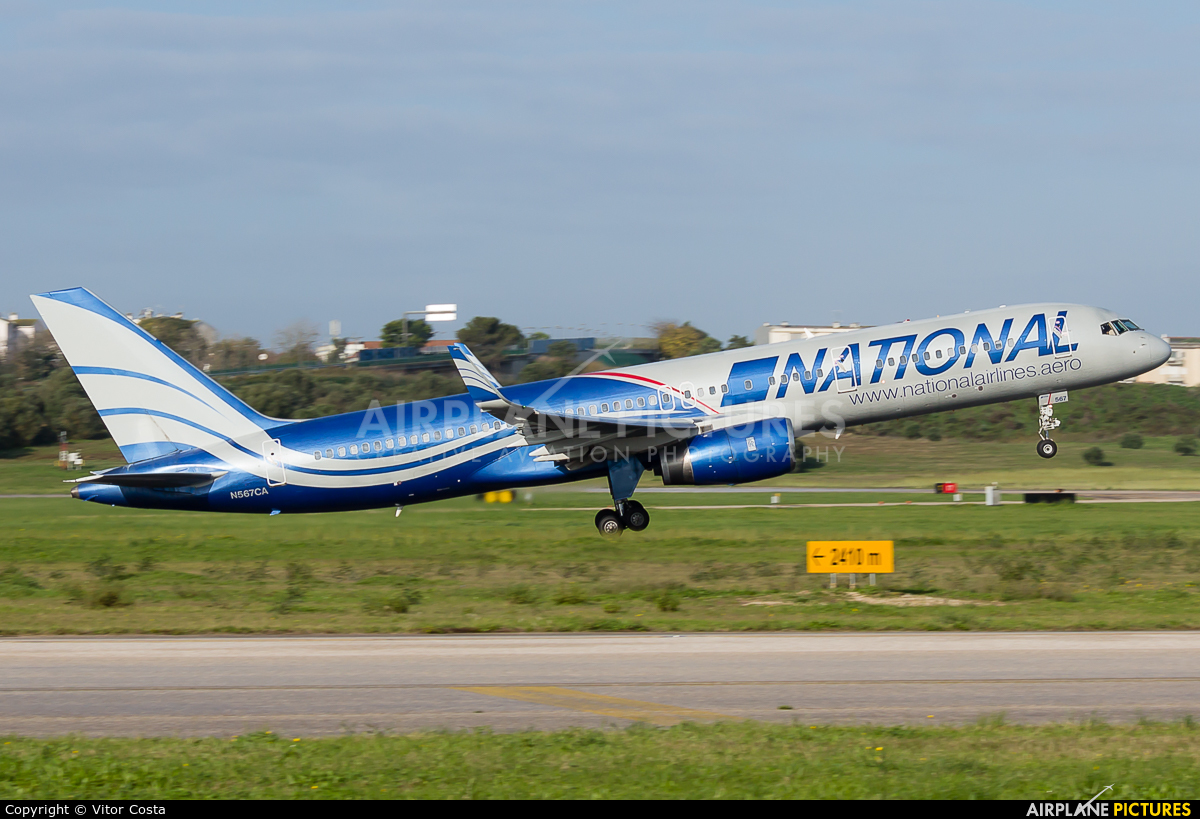 National Airlines N567CA aircraft at Lisbon