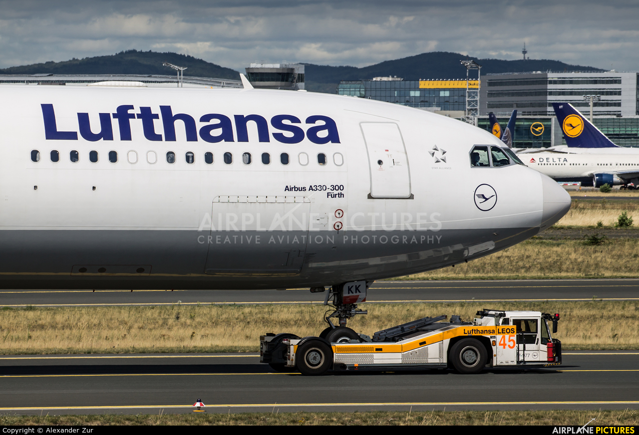 Lufthansa D-AIKK aircraft at Frankfurt