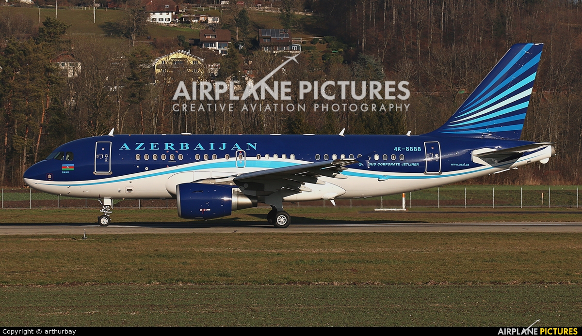 Azerbaijan - Government 4K-8888 aircraft at Bern - Belp