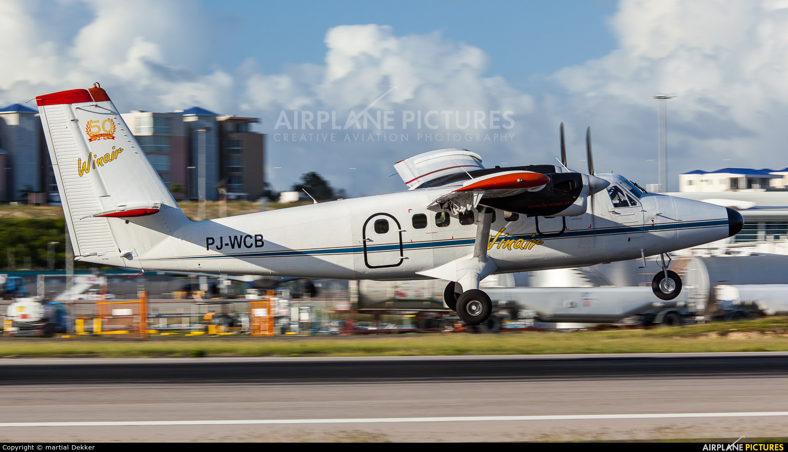 Winair PJ-WCB aircraft at Sint Maarten - Princess Juliana Intl