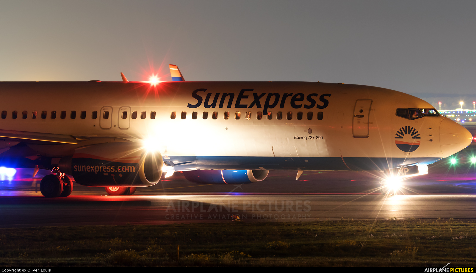 SunExpress TC-SNP aircraft at Frankfurt
