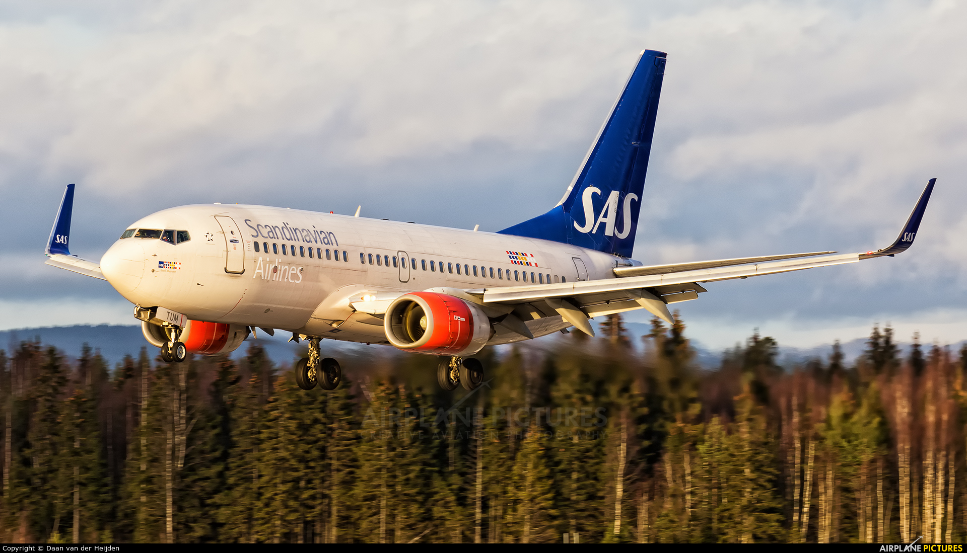 SAS - Scandinavian Airlines LN-TUM aircraft at Oslo - Gardermoen