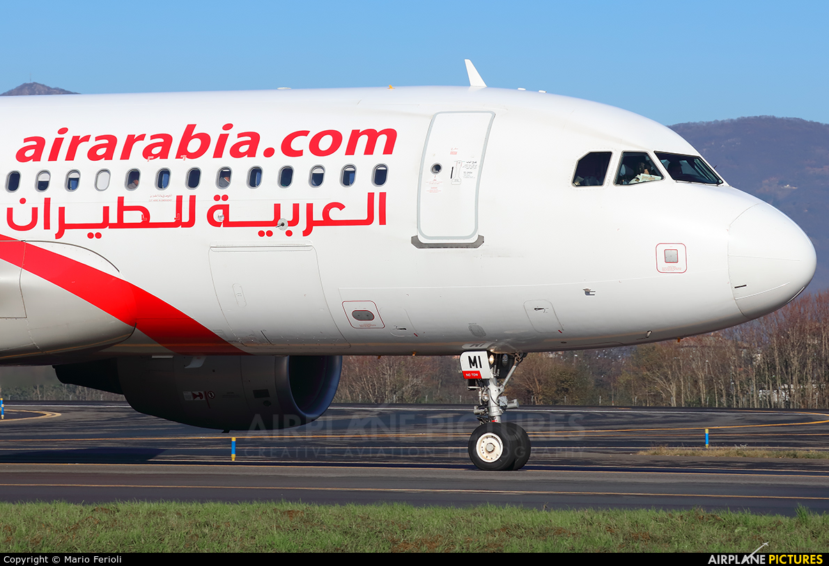 Air Arabia Maroc CN-NMI aircraft at Bergamo - Orio al Serio