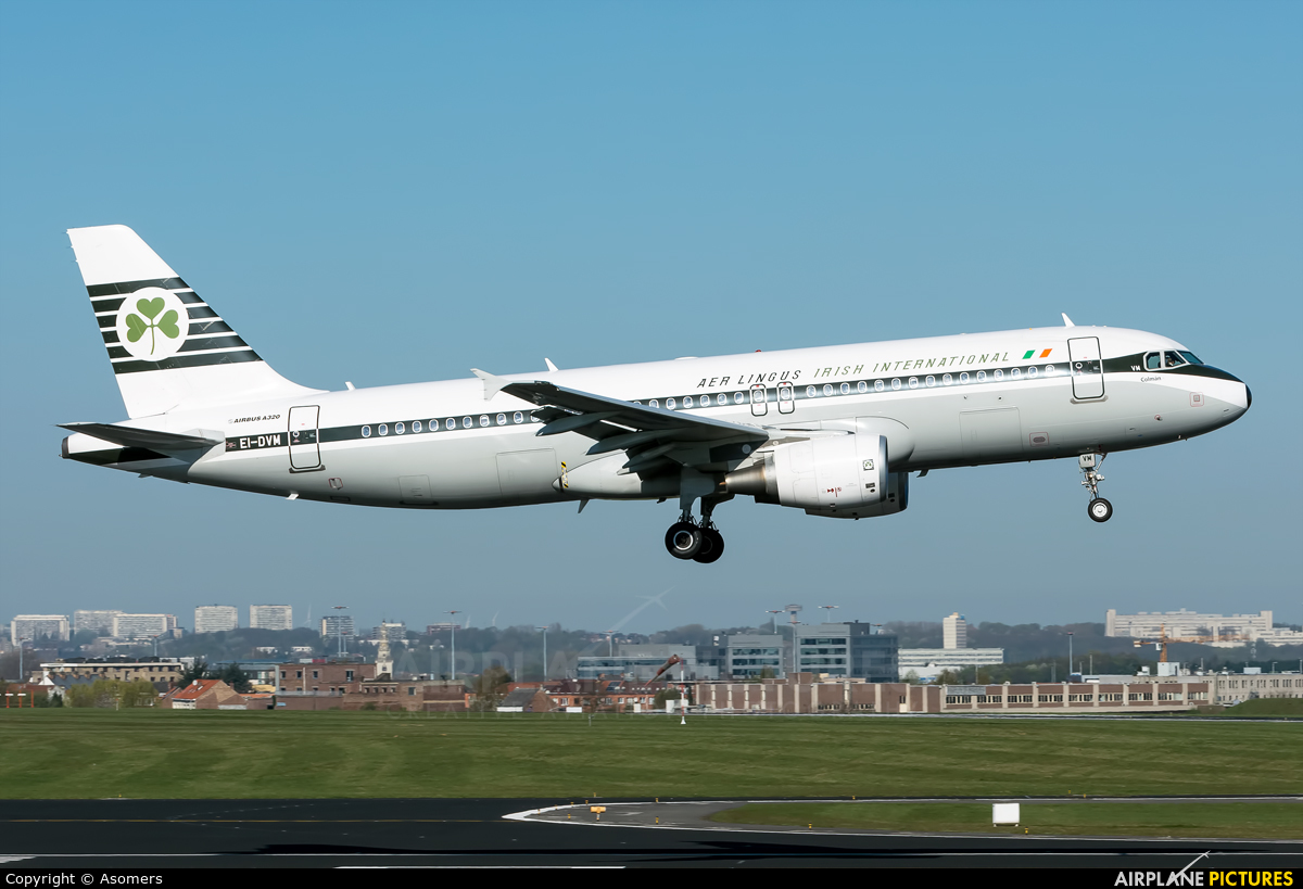 Aer Lingus EI-DVM aircraft at Brussels - Zaventem