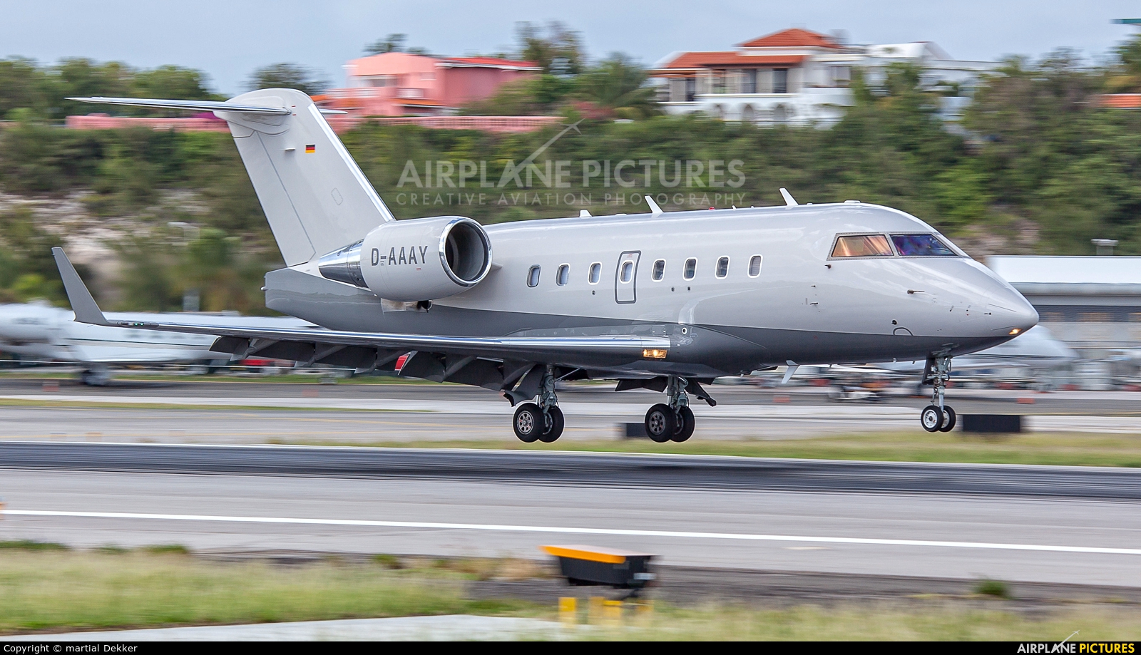 Private D-AAAY aircraft at Sint Maarten - Princess Juliana Intl